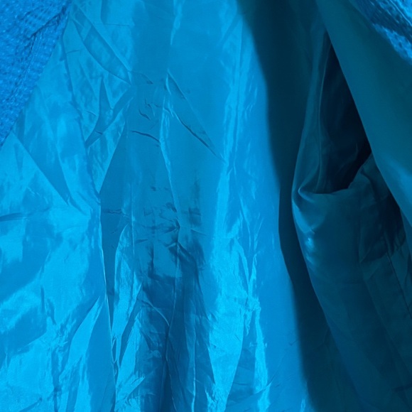 Dialoque Womens 3X Cardigan bright aqua color 100% cotton - Picture 4 of 6